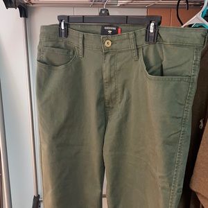 DOCKERS SIZE 36-30 green jeans for men straight fit